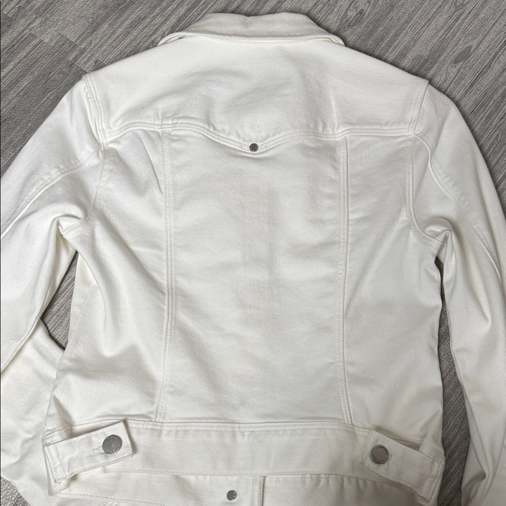 Liverpool Women's White Jean Jacket Size XS - Picture 5 of 6